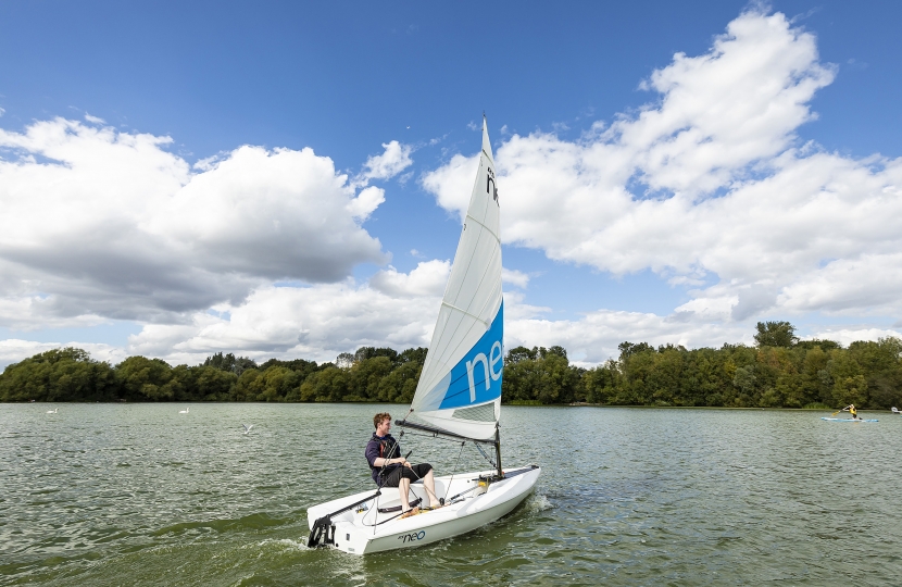 Sailing at Dinton