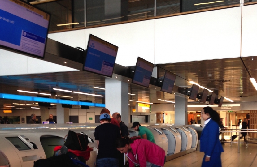 Airport people loading luggage