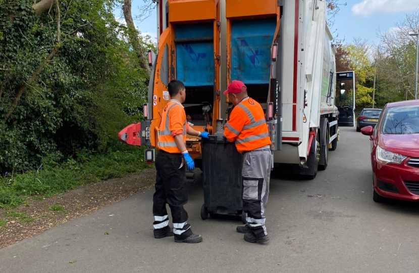 Weekly bin collections are now at risk.