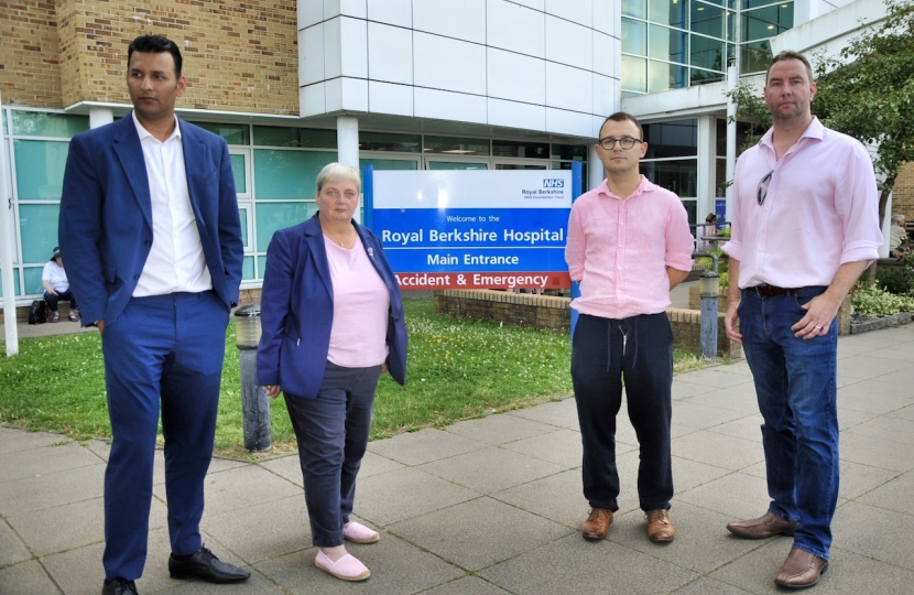 Raj, Pauline, Jack and Ross at RBH