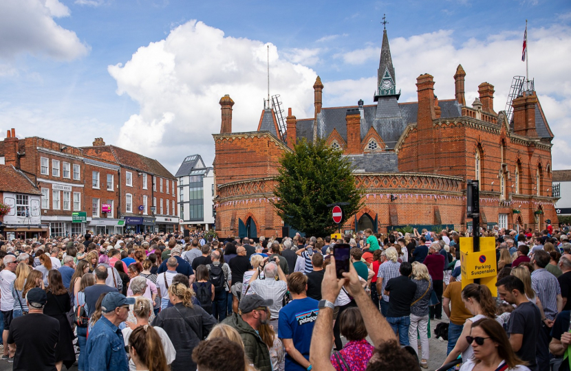 proclamation ceremony in Wokingham town