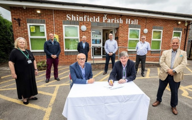 shinfield centre contract signing