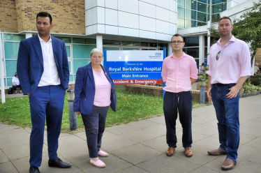 Raj, Pauline, Jack and Ross at RBH